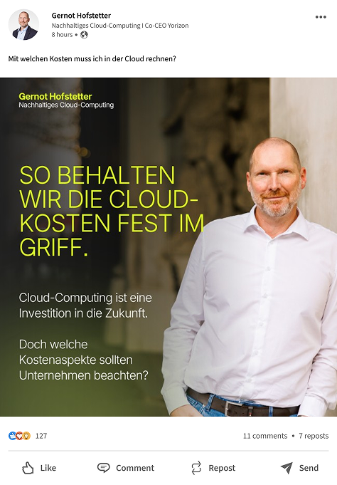 LinkedIn-Post, Zentis